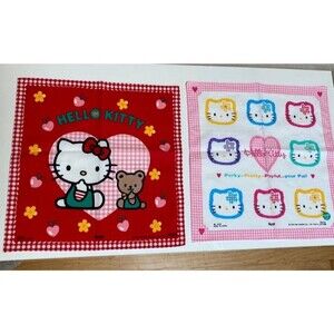 Vintage Hello Kitty handkerchieves from Japan